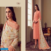 Esta Nazm Wholesale Dyed Cotton Silk With Hand Embroidery Salwar Suits
