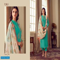 Esta Nazm Wholesale Dyed Cotton Silk With Hand Embroidery Salwar Suits