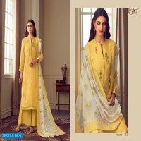 Esta Nazm Wholesale Dyed Cotton Silk With Hand Embroidery Salwar Suits