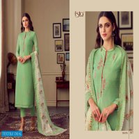 Esta Nazm Wholesale Dyed Cotton Silk With Hand Embroidery Salwar Suits