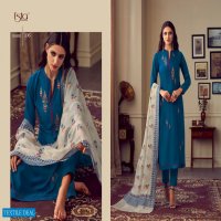 Esta Nazm Wholesale Dyed Cotton Silk With Hand Embroidery Salwar Suits