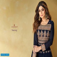 SAARANG BY AASHIRWAD GEORGETTE READYMADE LONG WEDDING SUITS