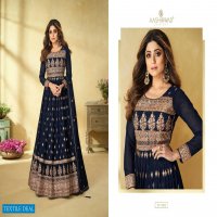 SAARANG BY AASHIRWAD GEORGETTE READYMADE LONG WEDDING SUITS