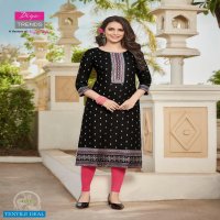 DIYA TRENDS VICTORIAS VOL 4 FOIL PRINT SIMPLE READYMADE KURTA