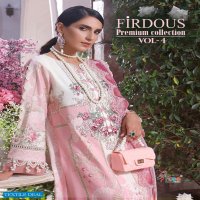 FIRDOUS PREMIUM VOL 4 BY SHREE FABS COTTON EMBROIDERY PAKISTANI DRESSES