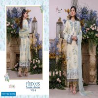 FIRDOUS PREMIUM VOL 4 BY SHREE FABS COTTON EMBROIDERY PAKISTANI DRESSES