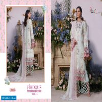 FIRDOUS PREMIUM VOL 4 BY SHREE FABS COTTON EMBROIDERY PAKISTANI DRESSES