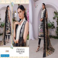 FIRDOUS PREMIUM VOL 4 BY SHREE FABS COTTON EMBROIDERY PAKISTANI DRESSES