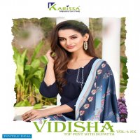 Karissa Vidisha Vol-4 Nx Wholesale Full Stitched 3 Piece Salwar Kameez