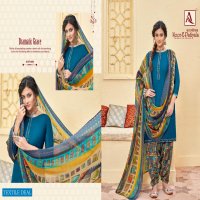 Alok Noor-e-patiyala Wholesale Pure Zam Solid Work Dress Material