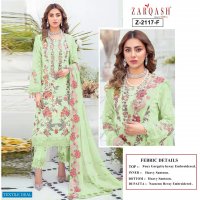 Zarqash Tazim Z-2117 Colour Wholesale Pakistani Salwar Suits