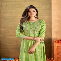 BANWERY GLAMOUR VOL 12 EMBROIDERY WORK FLAIR KURTI RAYON JAIPURI PATTERN