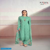 Karma Mehram Vol-5 Wholesale Pure Muslin Diamond Work Salwar Suits