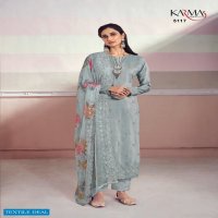 Karma Mehram Vol-5 Wholesale Pure Muslin Diamond Work Salwar Suits