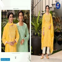 VITARA FASHION LAUNCH CELEBRATION EXCLUSIVE DESIGNER KURTI BOTTOM WITH DUPATTA