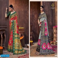 SHUBH SHREE CREATION KESARIYA VOL 2 SOFT PATOLA SAREES WHOLESALER