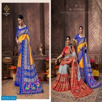 SHUBH SHREE CREATION KESARIYA VOL 2 SOFT PATOLA SAREES WHOLESALER