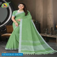 Ashika Taspa Beauty Wholesale Cotton Linen Sarees