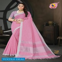 Ashika Taspa Beauty Wholesale Cotton Linen Sarees