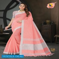 Ashika Taspa Beauty Wholesale Cotton Linen Sarees