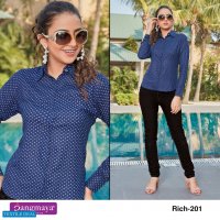 Rangmaya Rich Vol-2 Wholesale Short Tops Catalogs