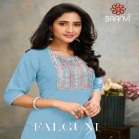 Baanvi Falguni Vol-1 Wholesale Hand Slub Work Long Kurtis