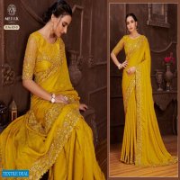MEHAK SAREES MONACO 428-431 DESIGN COLORS WEDDING PARTY WEAR SAREES