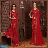 MEHAK SAREES MONACO 428-431 DESIGN COLORS WEDDING PARTY WEAR SAREES
