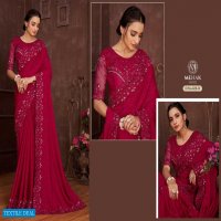 MEHAK SAREES MONACO 428-431 DESIGN COLORS WEDDING PARTY WEAR SAREES