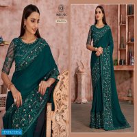MEHAK SAREES MONACO 428-431 DESIGN COLORS WEDDING PARTY WEAR SAREES