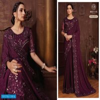 MEHAK SAREES MONACO 428-431 DESIGN COLORS WEDDING PARTY WEAR SAREES