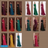 MEHAK SAREES MONACO 428-431 DESIGN COLORS WEDDING PARTY WEAR SAREES