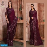 MEHAK SAREES MONACO 428-431 DESIGN COLORS WEDDING PARTY WEAR SAREES