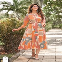 Mittoo Belt Vol-9 Wholesale Printed Long kurti With Belt Collection