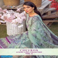 SHREE FABS CHEVRON LAXURY LAWN VOL 6 PAKISTANI DESIGNER DRESSES