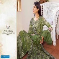 SHREE FABS CHEVRON LAXURY LAWN VOL 6 PAKISTANI DESIGNER DRESSES