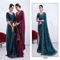 MEHAK SAREES SATARANGI HEAVY FANCY LOOK DESIGN SAREES WHOLESALER