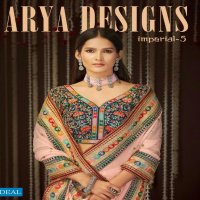 Arya Imperial Vol-5 Wholesale Festive Ethnic Sarees