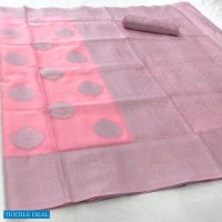 Rajtex Kevaah Linen Wholesale Pure Linen Weaving Sarees