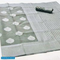 Rajtex Kevaah Linen Wholesale Pure Linen Weaving Sarees