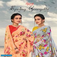 Saroj Spring Georgette Vol-3 Wholesale Georgette Sarees