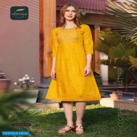 Heritage Cherish Wholesale Short Anarkali Kurti Catalogs