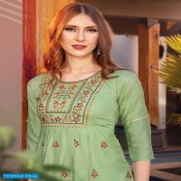 Heritage Cherish Wholesale Short Anarkali Kurti Catalogs