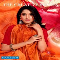 Sushma The Creative Senses Wholesale Style Crepe Indian Sarees