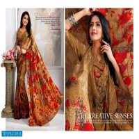 Sushma The Creative Senses Wholesale Style Crepe Indian Sarees