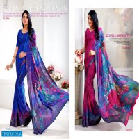 Sushma The Creative Senses Wholesale Style Crepe Indian Sarees