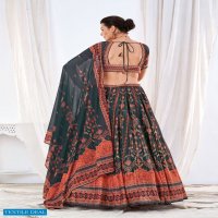 STYLISHTA SIYA DIGITAL PRINT WITH STONE HANDWORK LEHENGAS FULLY STITCHED PATTERN