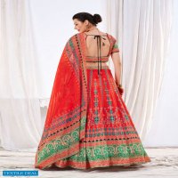 STYLISHTA SIYA DIGITAL PRINT WITH STONE HANDWORK LEHENGAS FULLY STITCHED PATTERN