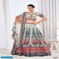 STYLISHTA SIYA DIGITAL PRINT WITH STONE HANDWORK LEHENGAS FULLY STITCHED PATTERN