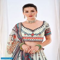 STYLISHTA SIYA DIGITAL PRINT WITH STONE HANDWORK LEHENGAS FULLY STITCHED PATTERN